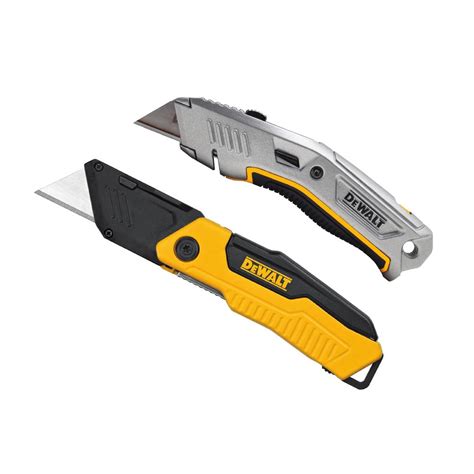 Snap-off blade models are available for standard-duty, heavy-duty, and extra heavy-duty appli. . Dewalt exacto knife